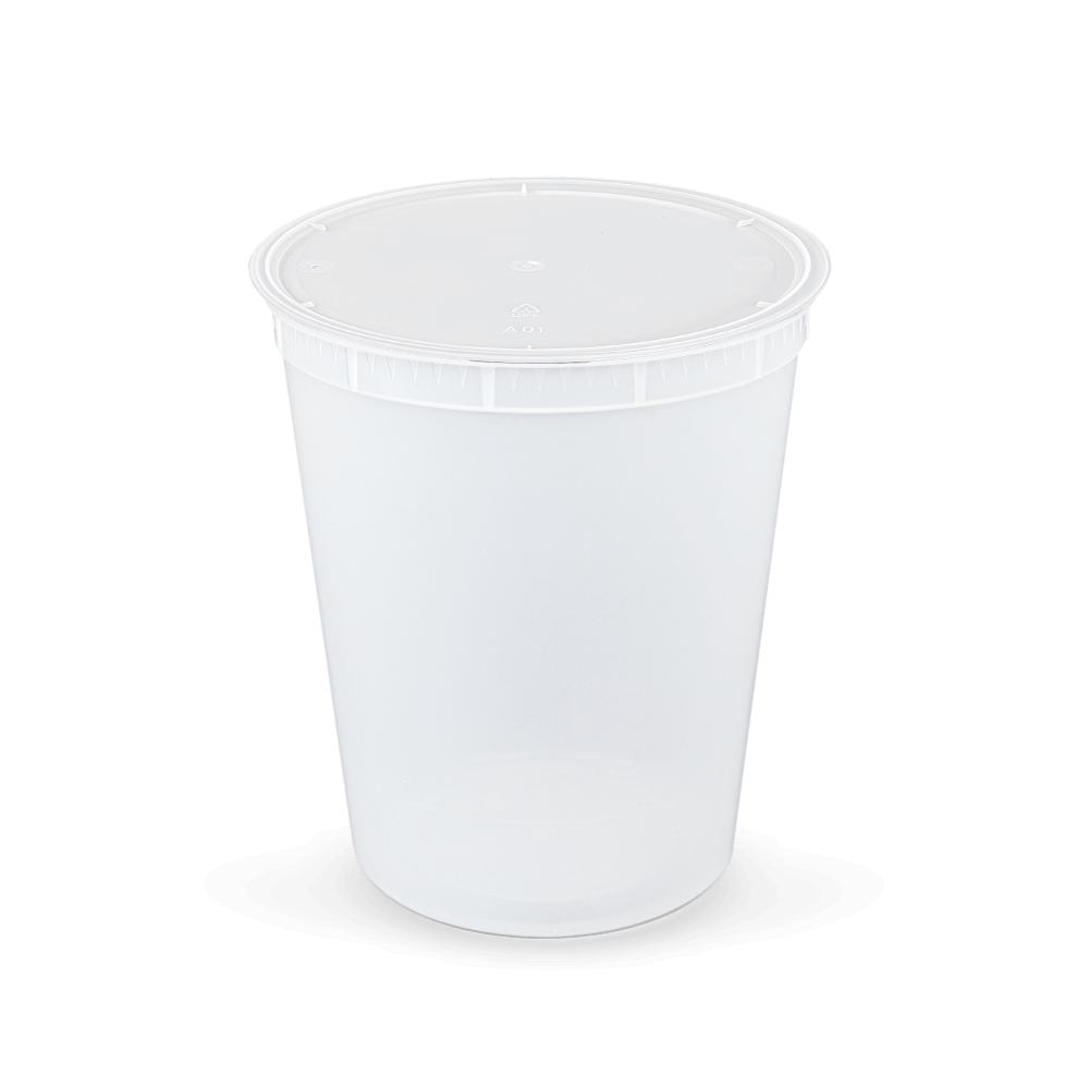 Deli Round Container with lid (Reusable up to 125 times) 20 Pack