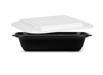 Rectangular Container with lid (Reusable up to 125 times) 20 Pack